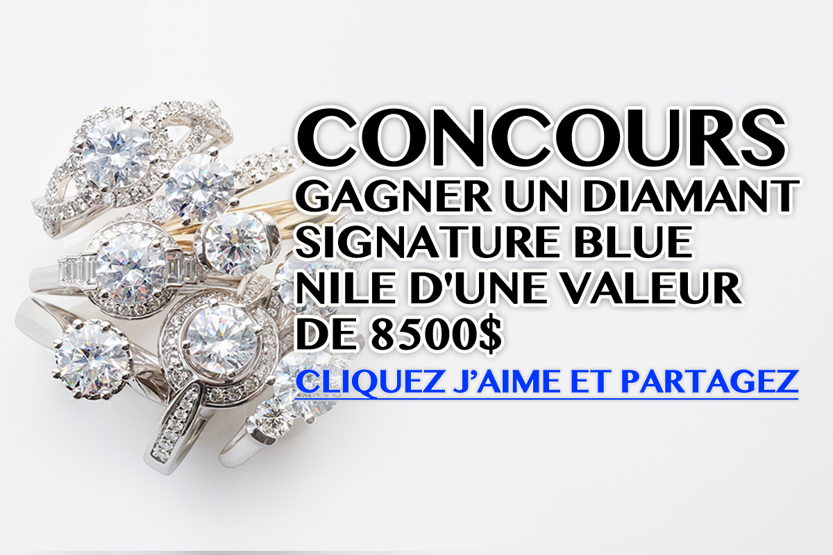 Concours: Participez pour gagner un diamant signature Blue Nile d'une valeur de 8 500$