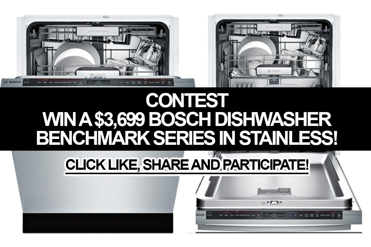 Contest Enter to win a 3,699 Bosch Dishwasher Benchmark Series in