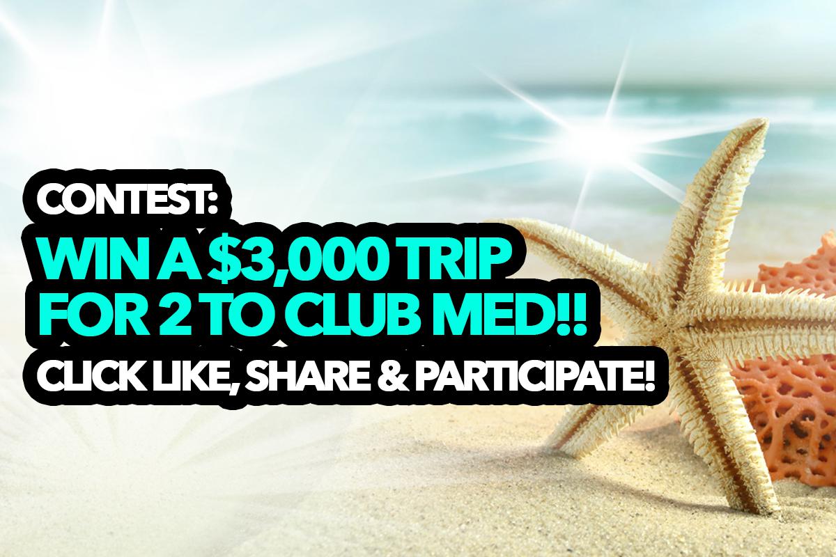 Contest: Win a trip for 2 to Club Med worth $3,000!