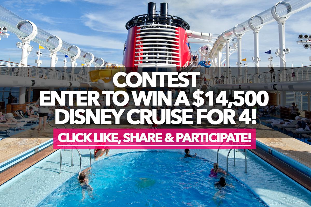 Contest Enter to win a 14,500 Disney cruise for 4!