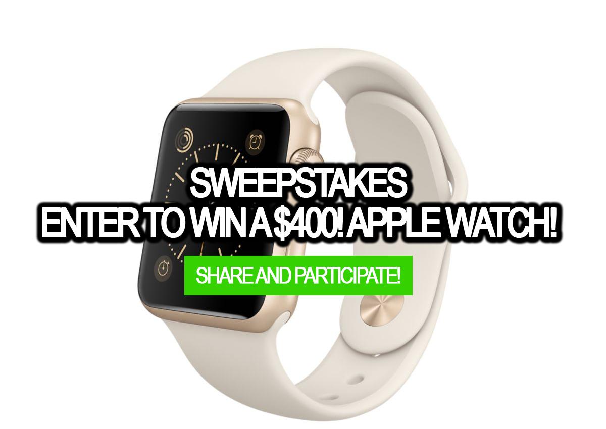 Contest Win an Apple watch worth 400!