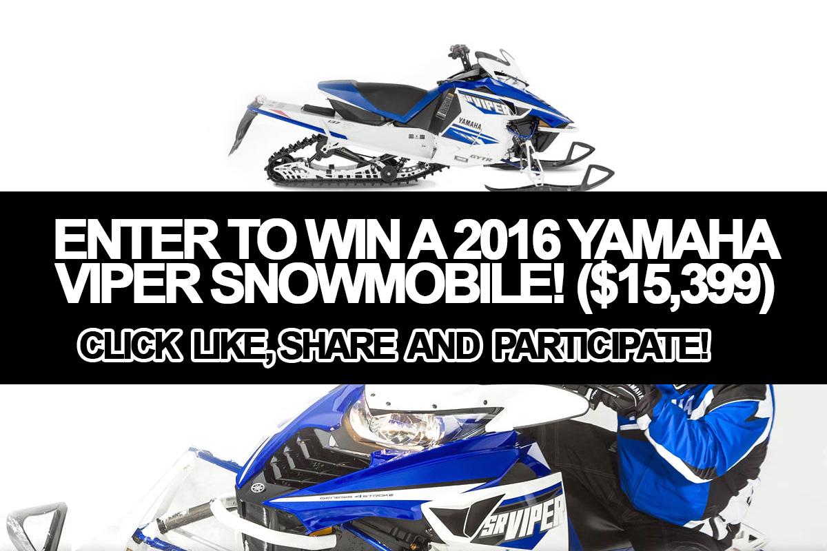 Contest: Win a 2016 Yamaha Viper snowmobile! ($15,399)