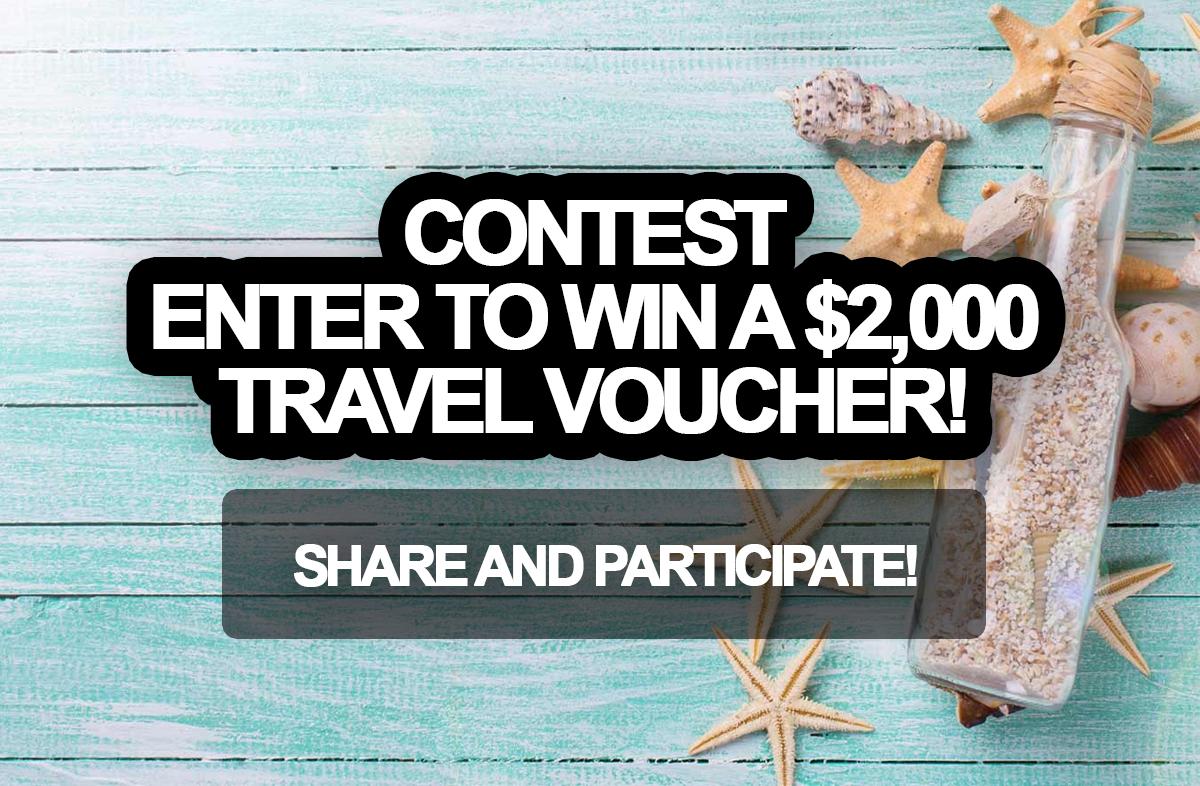 Enter to win a $2,000 travel voucher with pctravel!