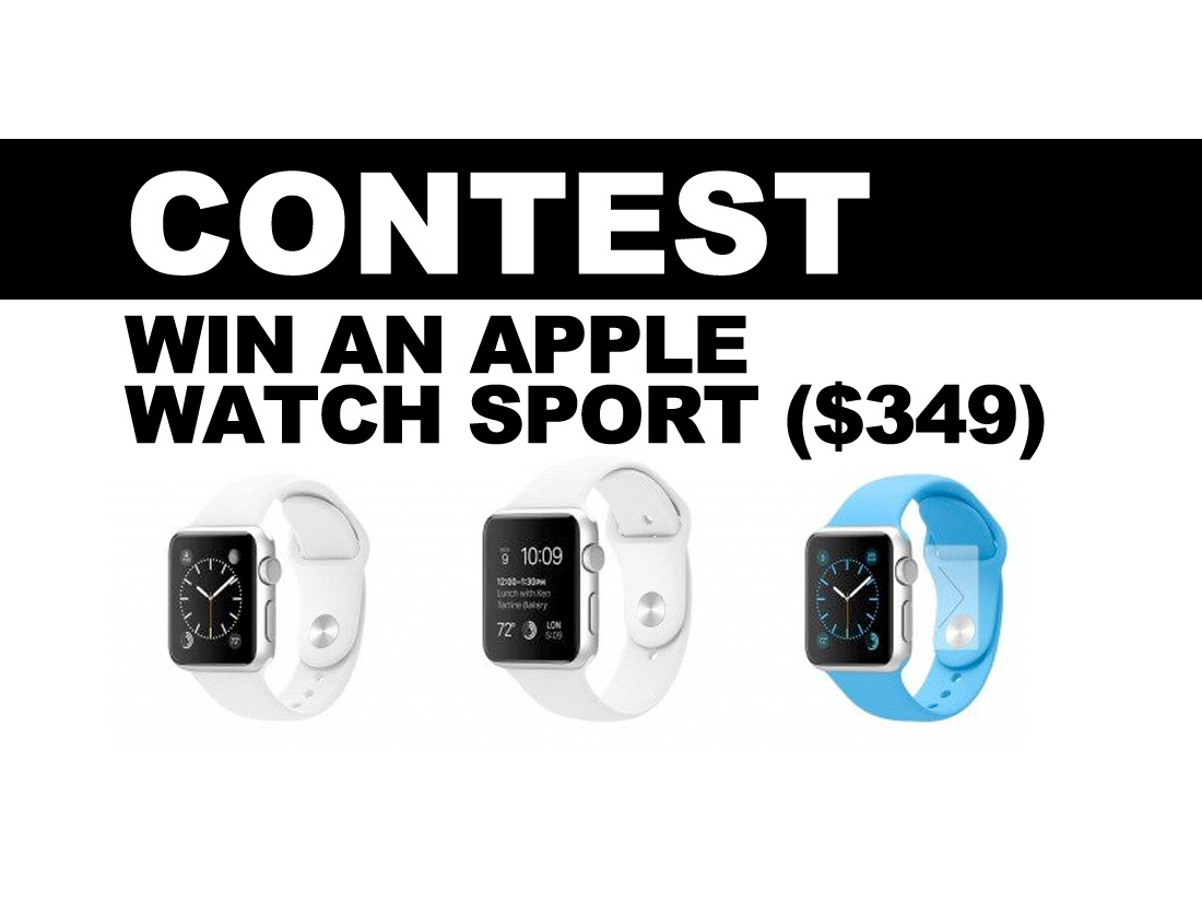 Contest: Win an Apple watch Sport ( 349$ )