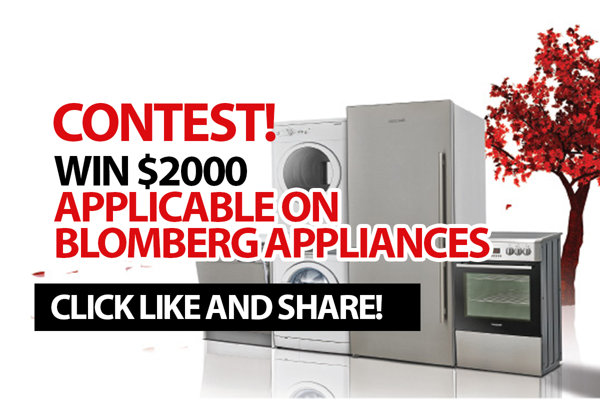 Contest Win 2000 on blomberg appliances!