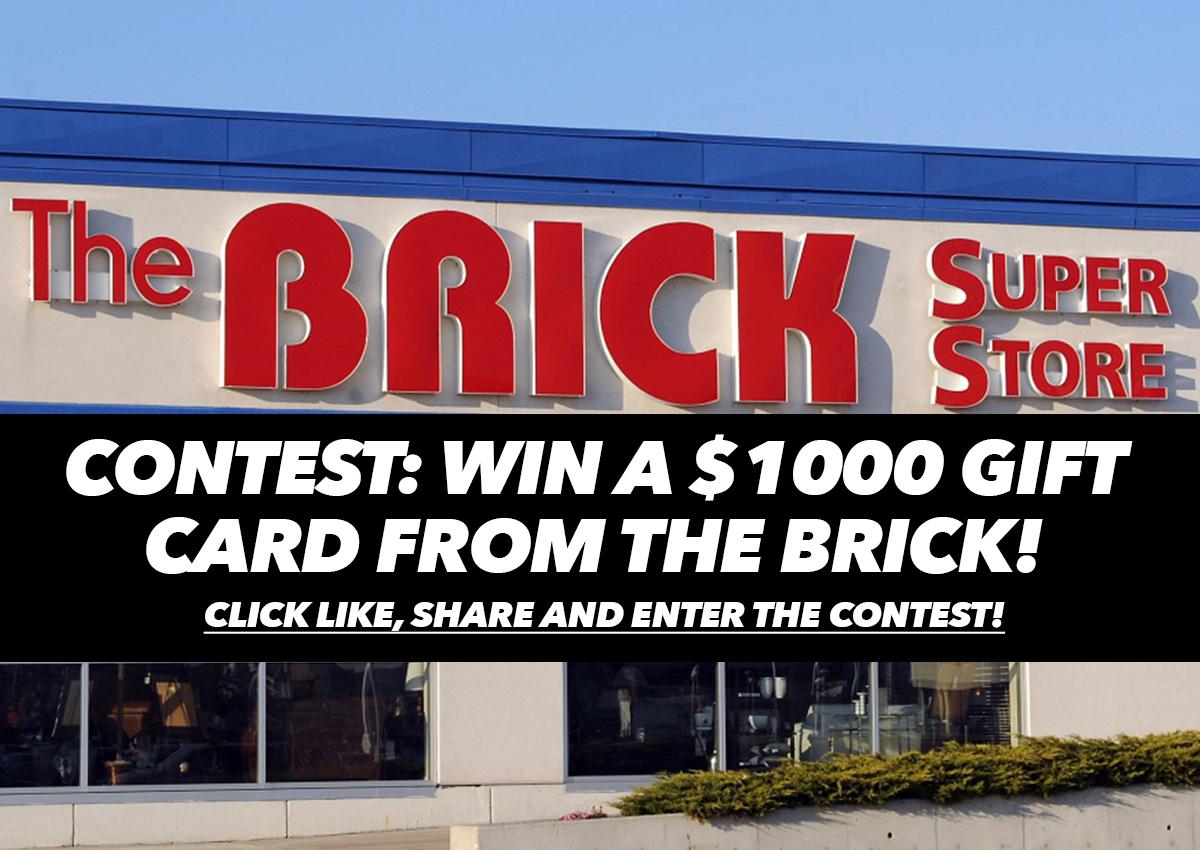Contest: Win a $1000 gift card from The Brick!
