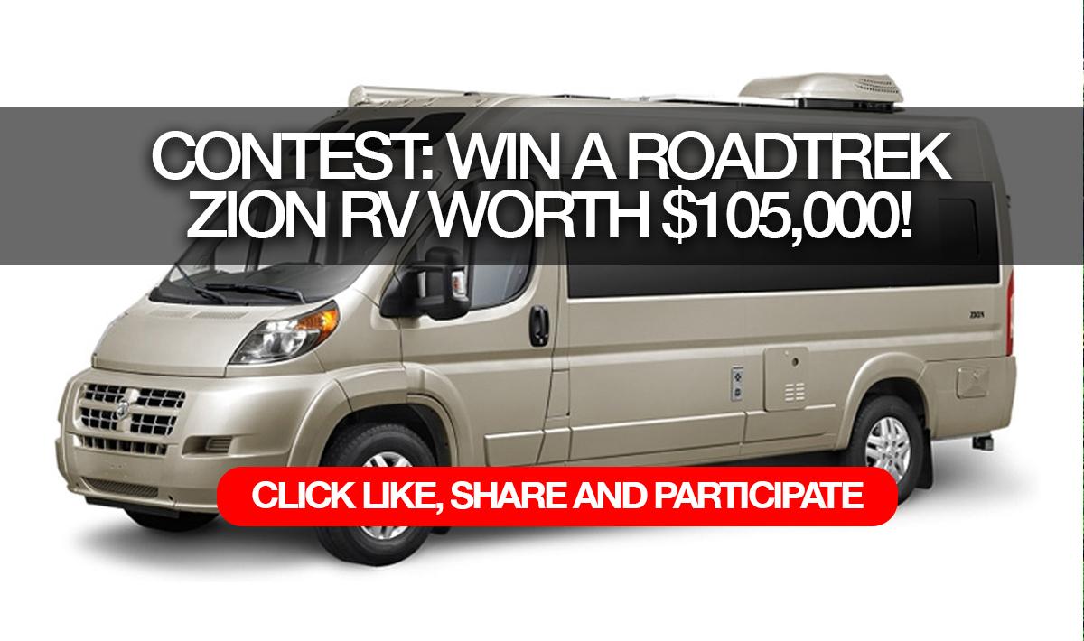 Contest Win a RoadTrek Zion RV worth 105,000!